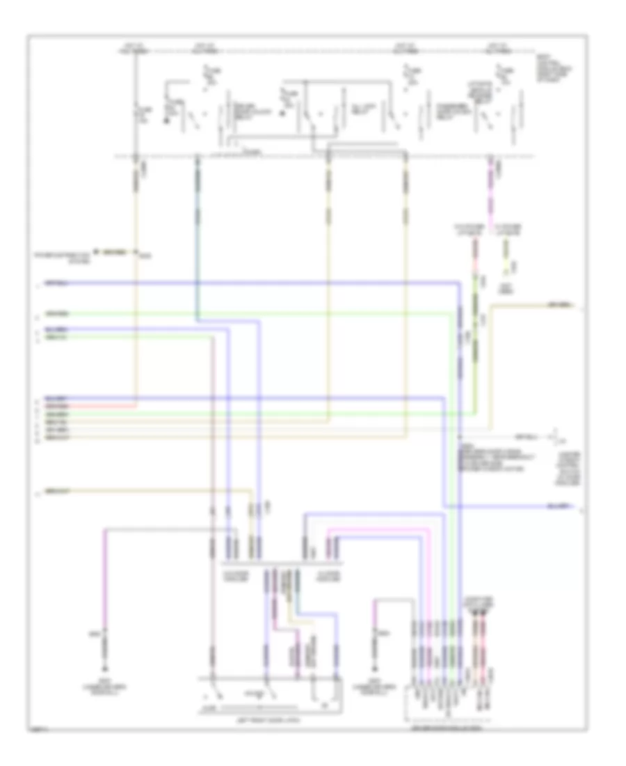 Forced Entry Wiring Diagram, with Intelligent Access (3 of 5) for Ford Escape S 2013
