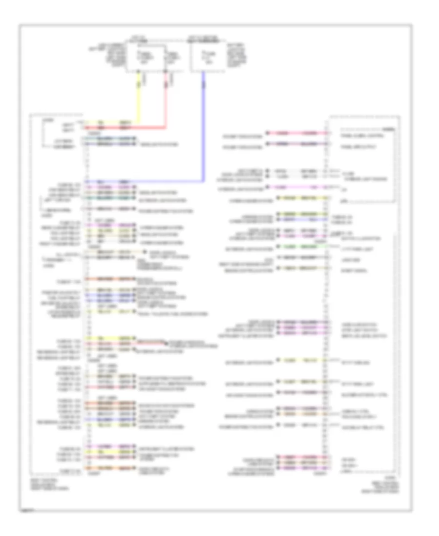 Body Control Modules Wiring Diagram 1 of 2 for Ford Escape S 2013