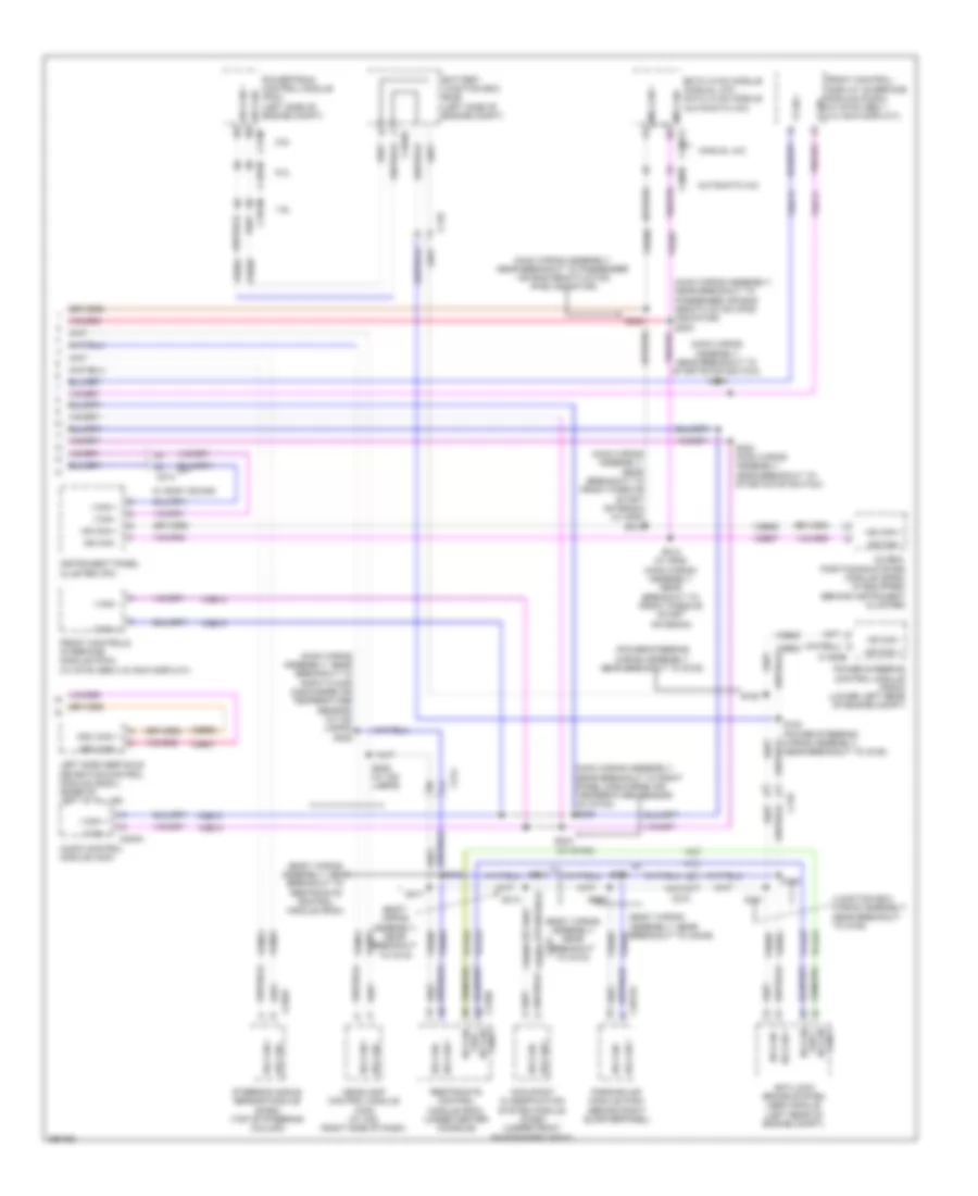 Computer Data Lines Wiring Diagram 2 of 2 for Ford Escape S 2013