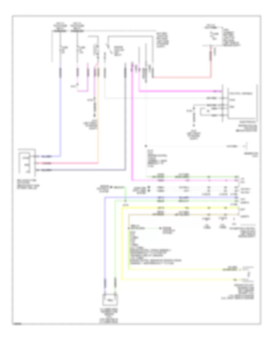 Cooling Fan Wiring Diagram for Ford Escape S 2013