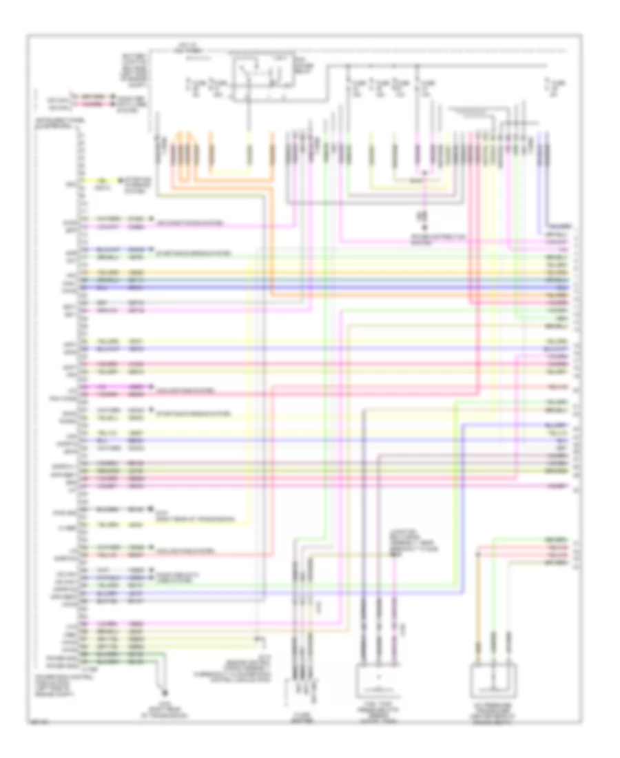 2.5L, Engine Performance Wiring Diagram (1 of 5) for Ford Escape S 2013