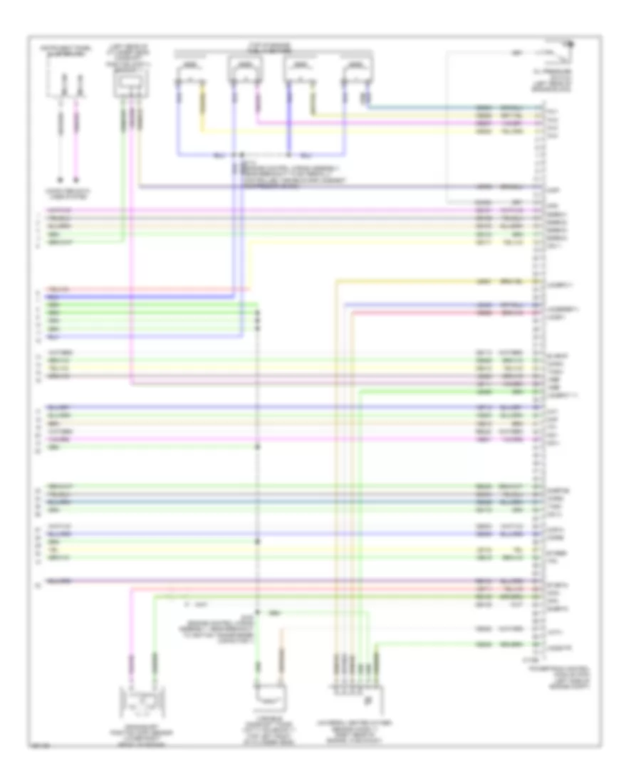 2.5L, Engine Performance Wiring Diagram (5 of 5) for Ford Escape S 2013