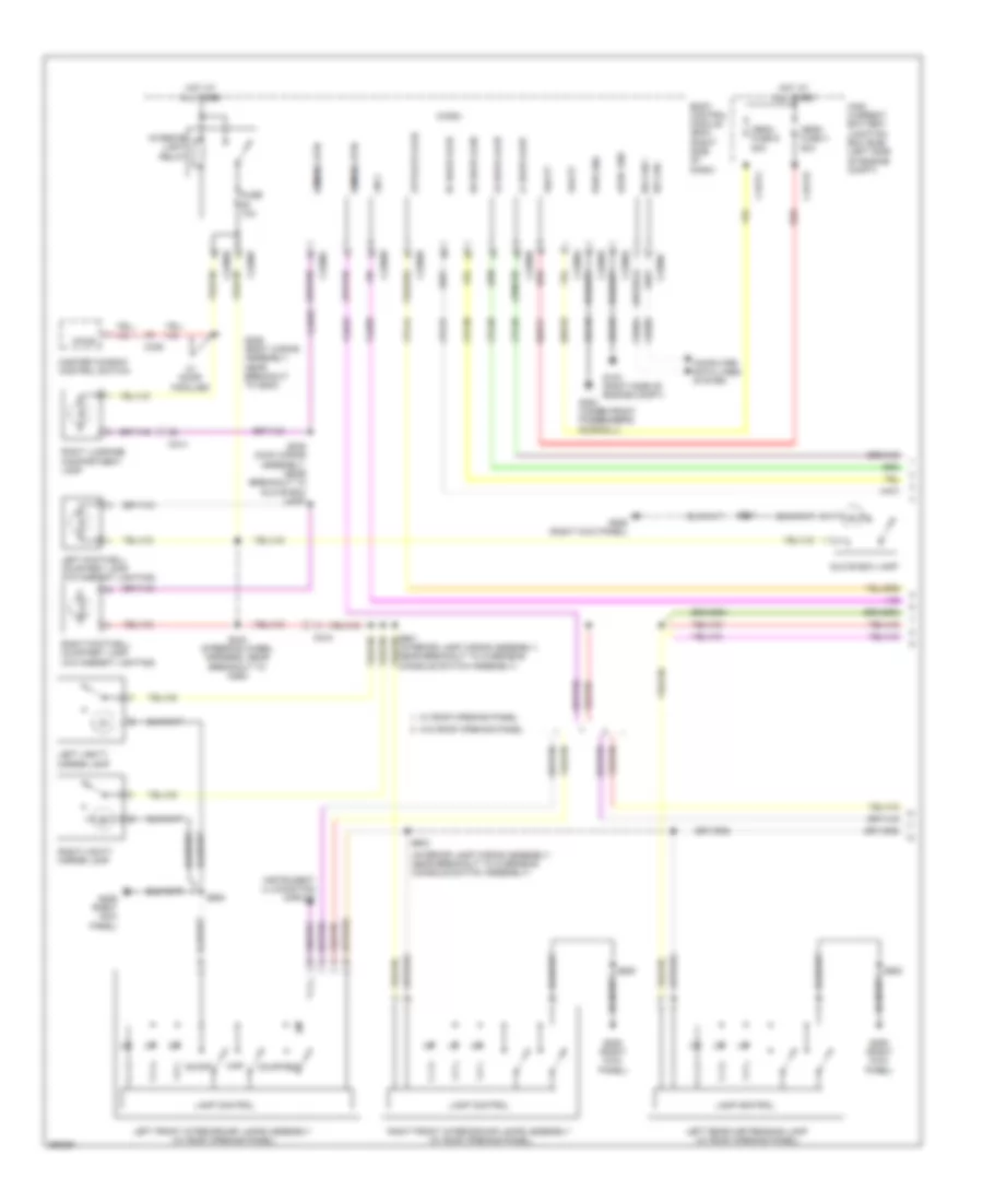 Courtesy Lamps Wiring Diagram 1 of 3 for Ford Escape S 2013
