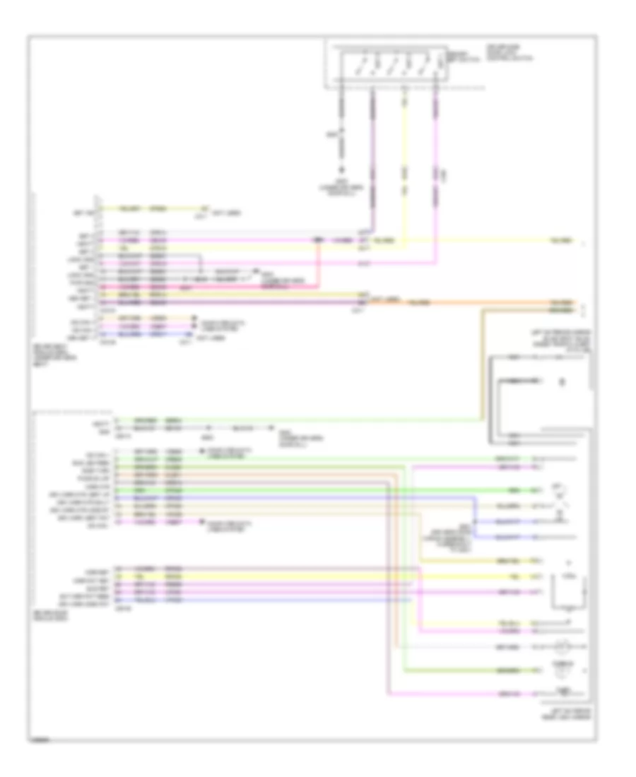 Memory Mirrors Wiring Diagram (1 of 2) for Ford Escape S 2013