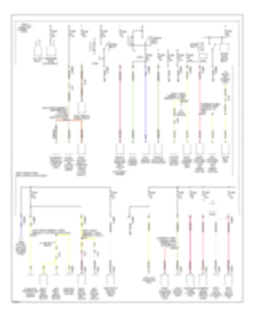 Power Distribution Wiring Diagram (3 of 6) for Ford Escape S 2013