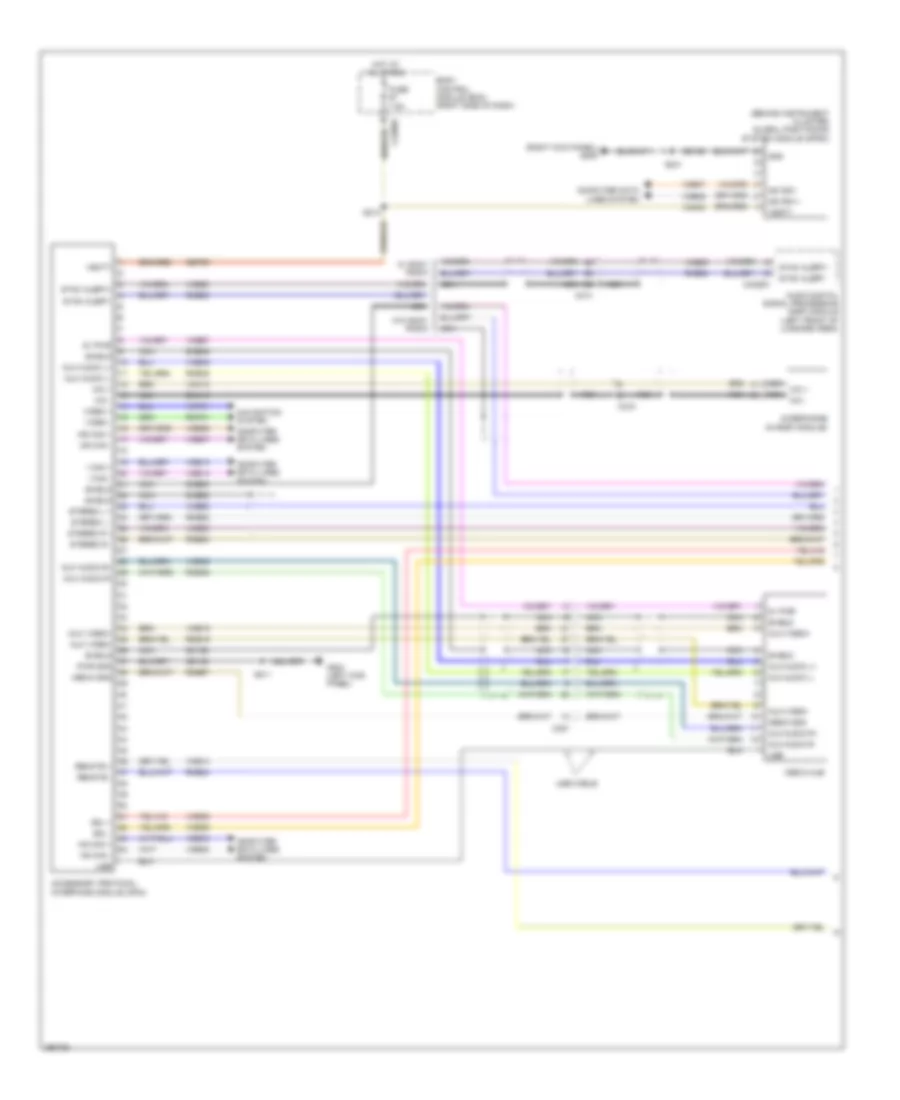 SYNC Radio Wiring Diagram with SYNC GEN 2 1 of 2 for Ford Escape S 2013