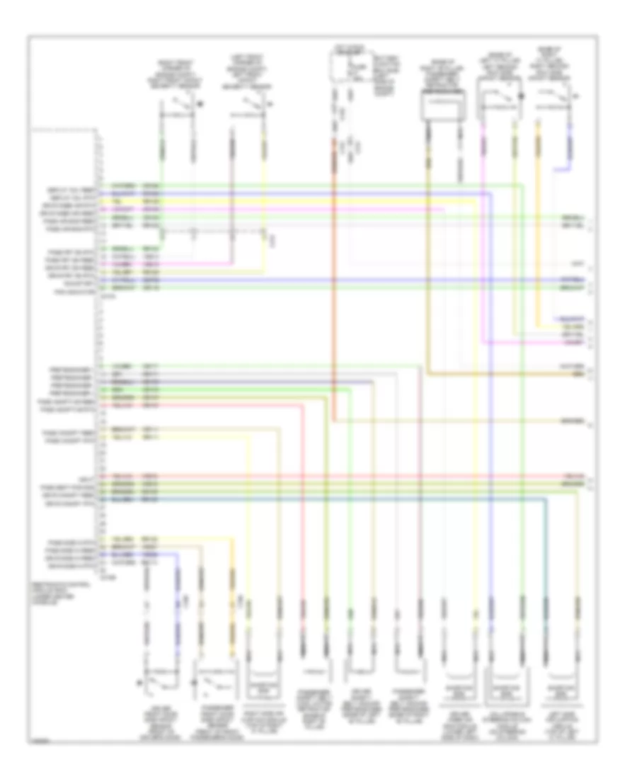 Supplemental Restraints Wiring Diagram 1 of 3 for Ford Escape S 2013