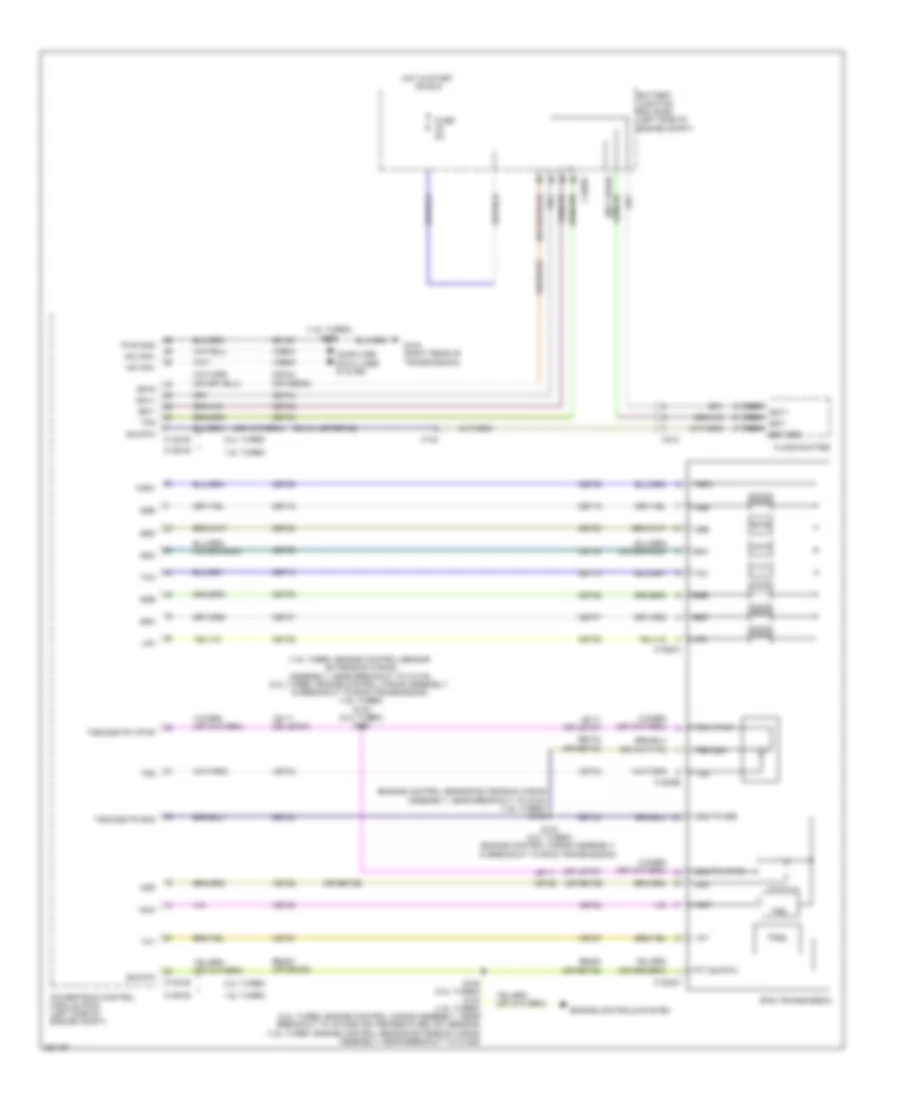 2.0L Turbo, AT Wiring Diagram for Ford Escape S 2013