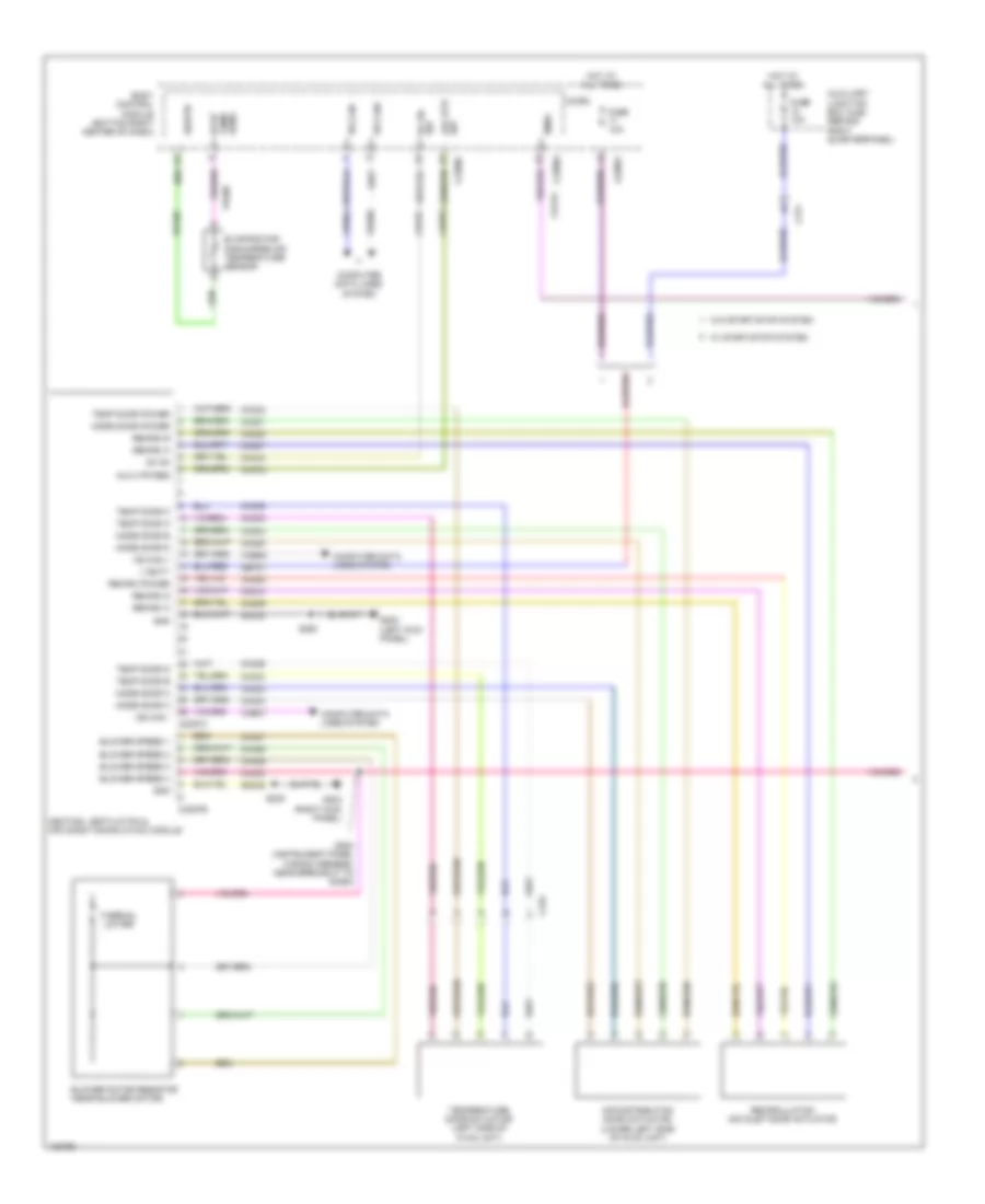 Semi Automatic AC Wiring Diagram (1 of 3) for Ford Transit Connect Titanium 2014