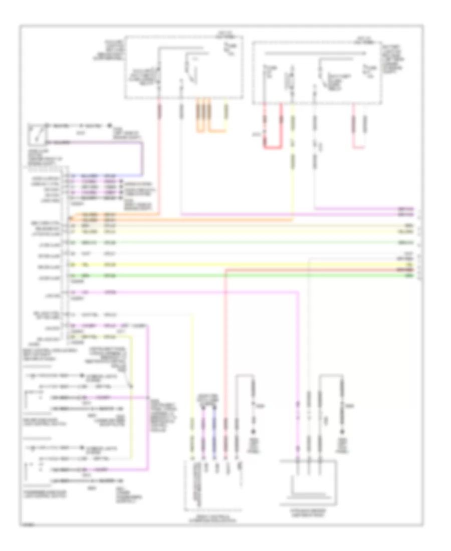 Forced Entry Wiring Diagram with Door Module 1 of 3 for Ford Transit Connect Titanium 2014
