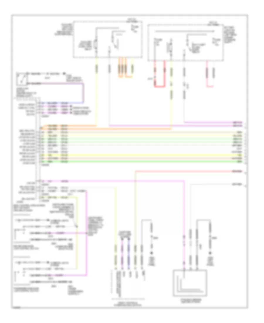 Forced Entry Wiring Diagram without Door Module 1 of 3 for Ford Transit Connect Titanium 2014