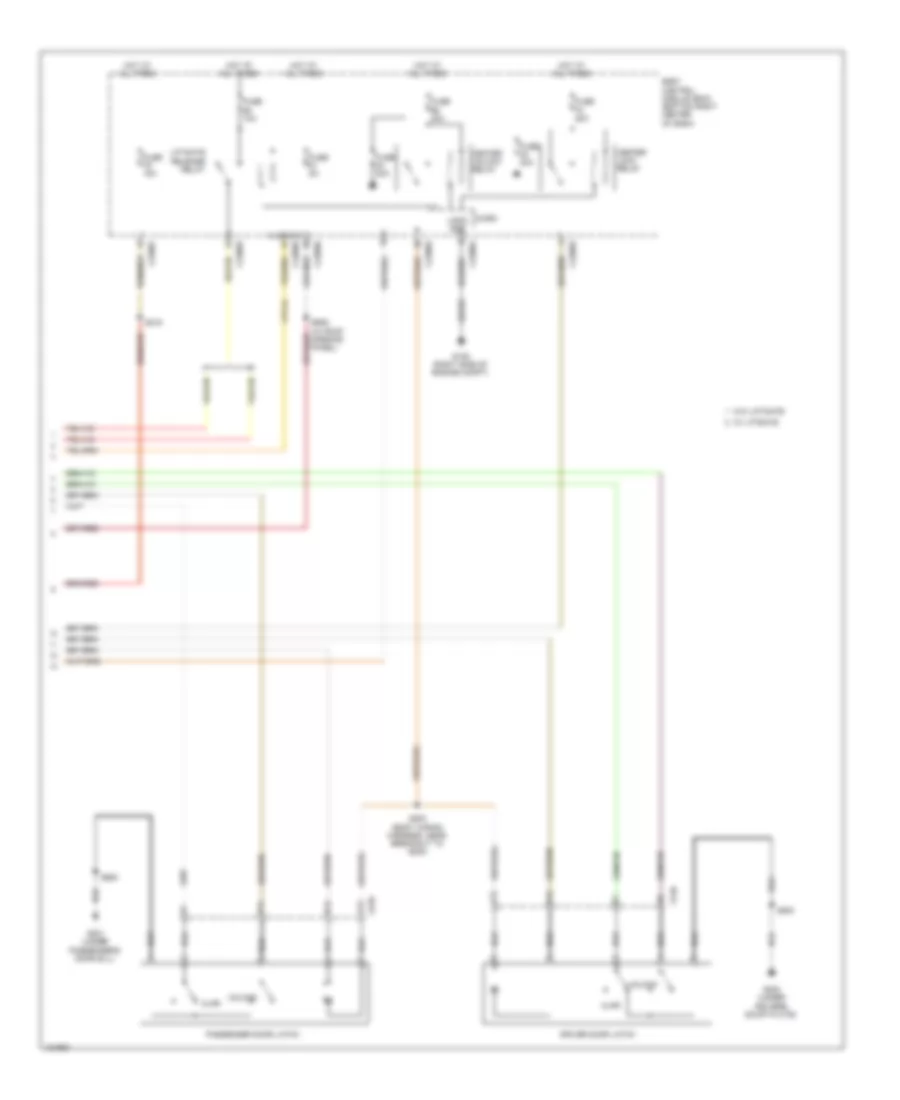 Forced Entry Wiring Diagram without Door Module 3 of 3 for Ford Transit Connect Titanium 2014
