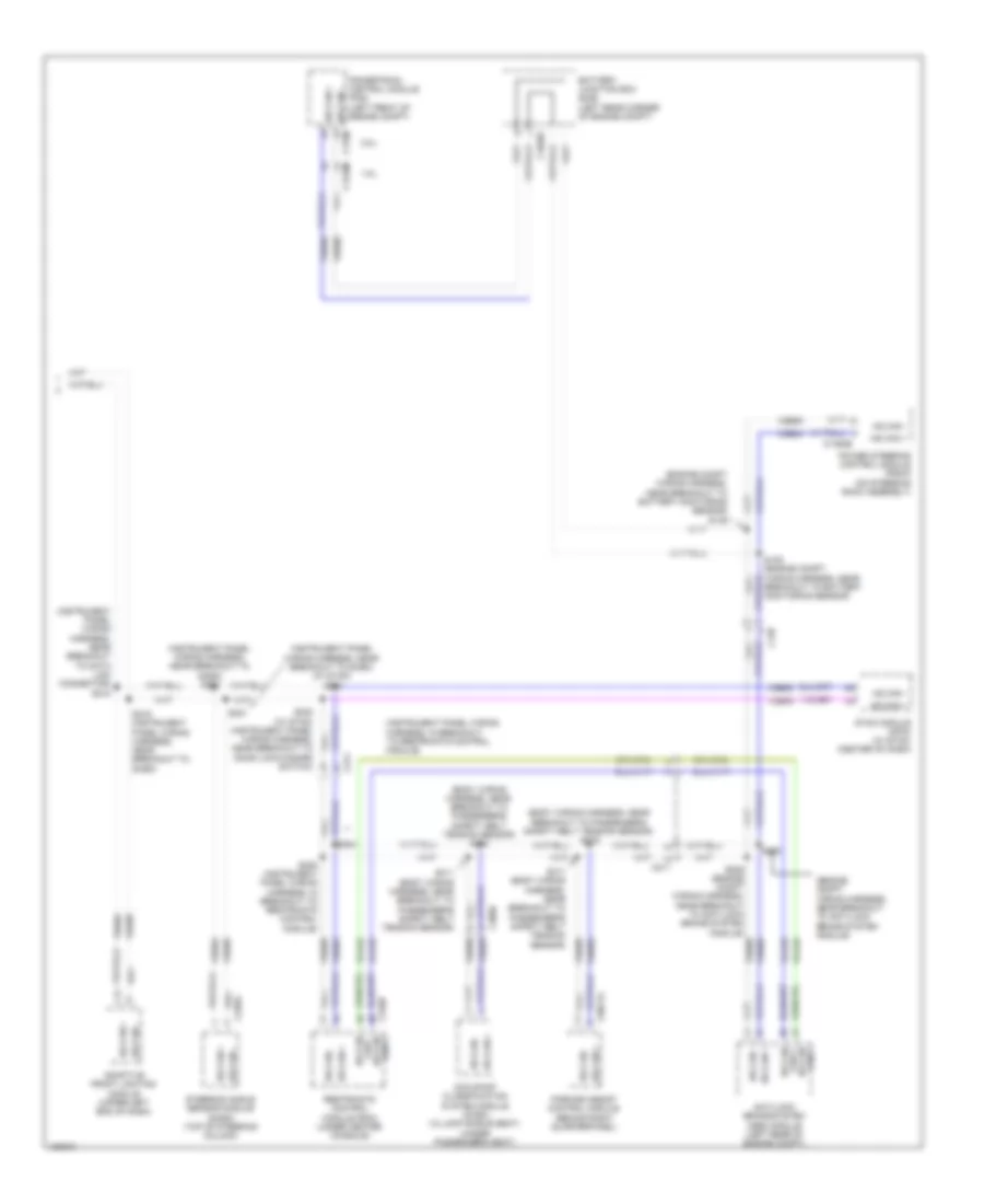 Computer Data Lines Wiring Diagram 3 of 3 for Ford Transit Connect Titanium 2014