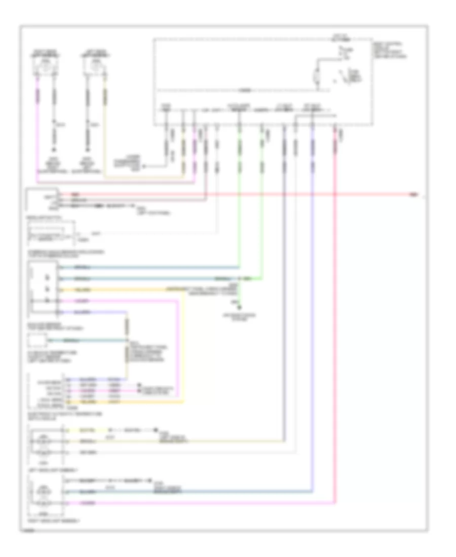 Headlights Wiring Diagram 1 of 2 for Ford Transit Connect Titanium 2014