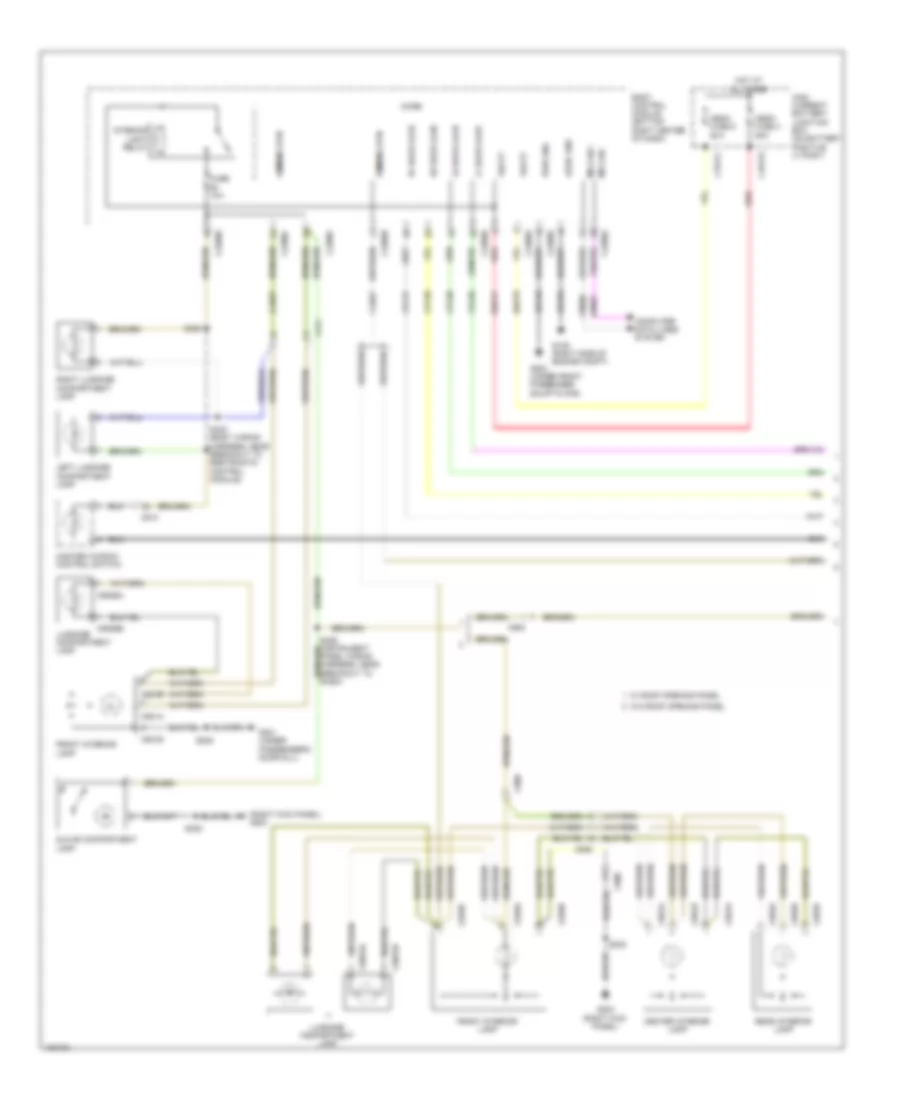 Courtesy Lamps Wiring Diagram 1 of 2 for Ford Transit Connect Titanium 2014
