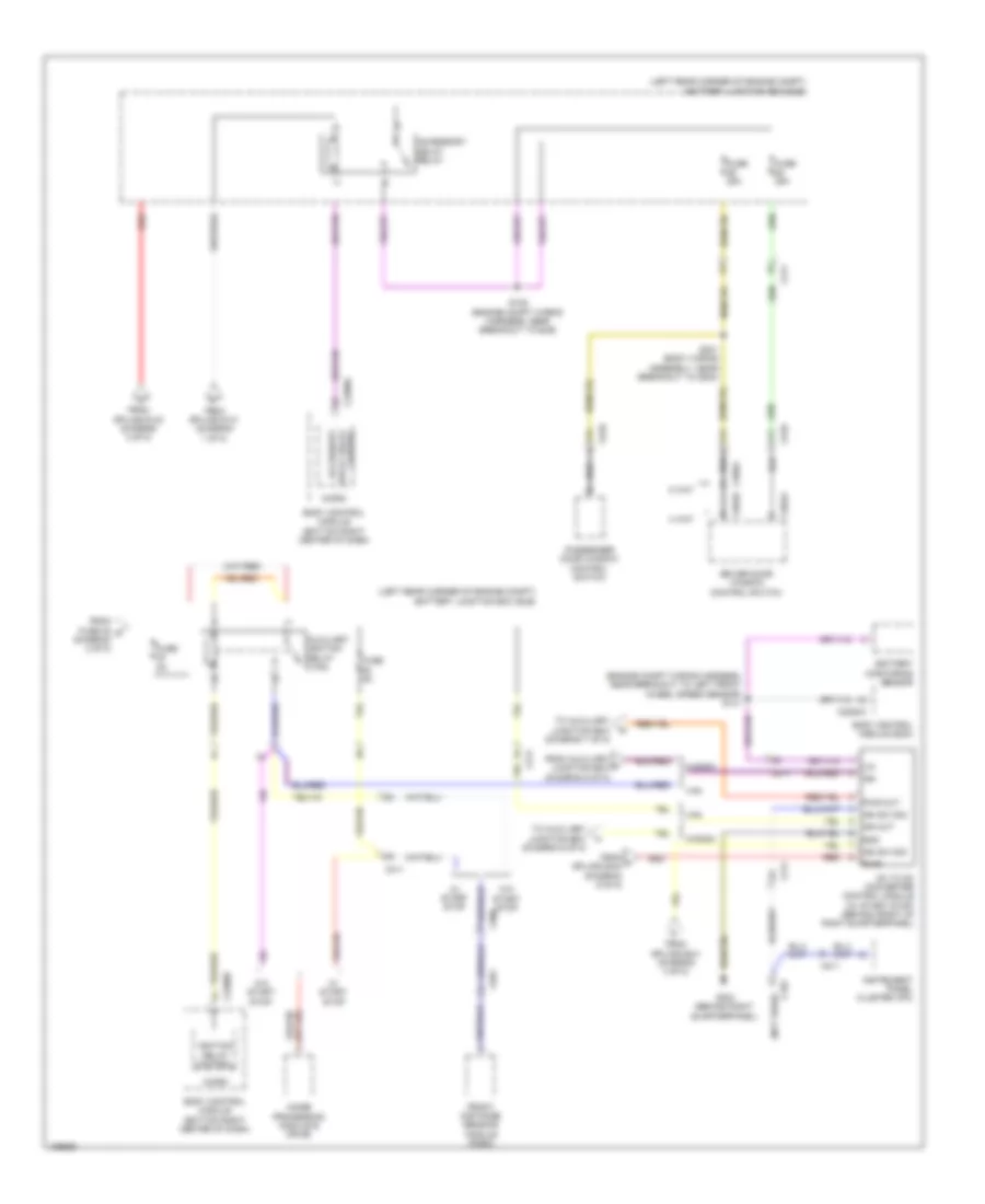 Power Distribution Wiring Diagram 8 of 8 for Ford Transit Connect Titanium 2014