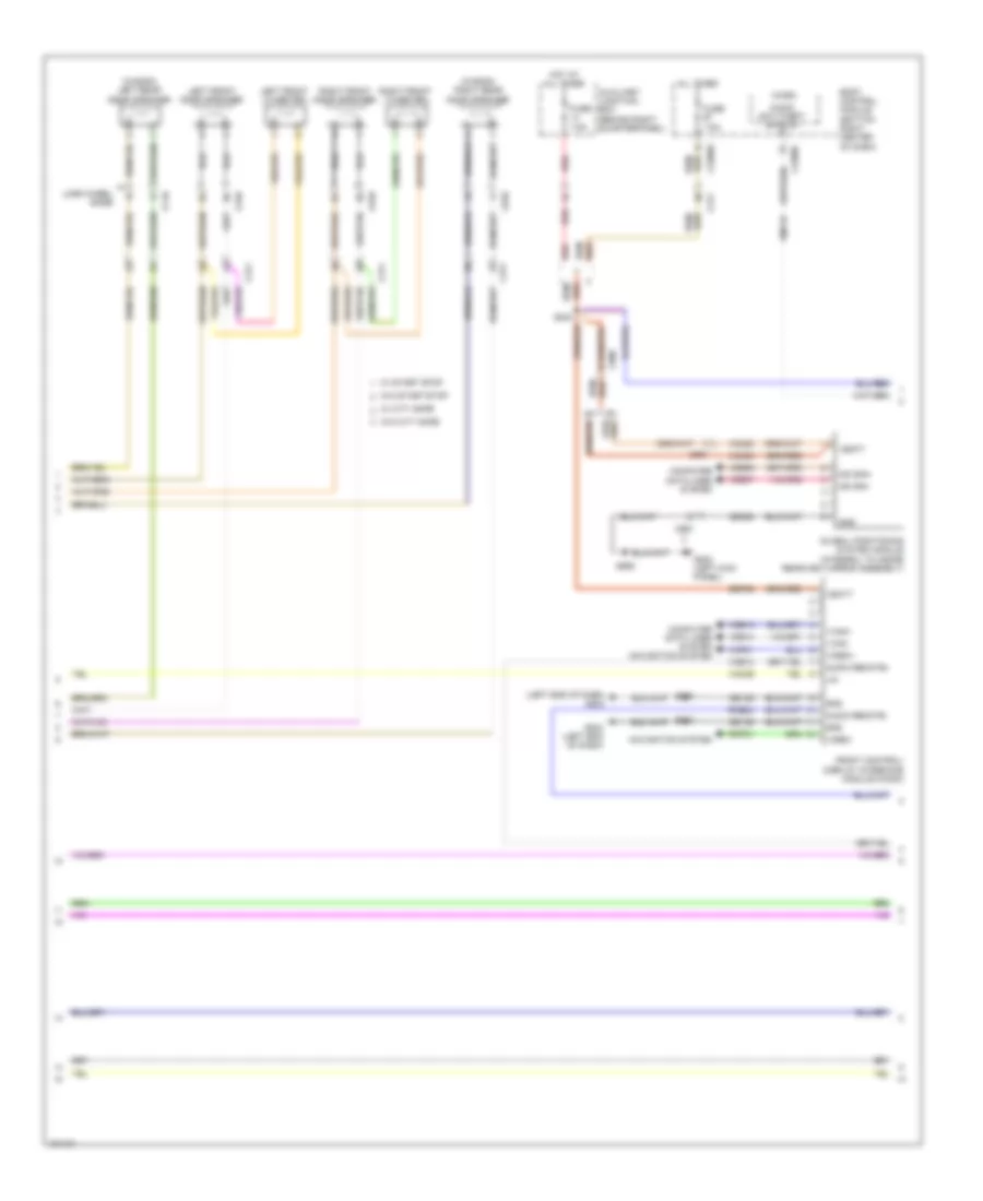 Premium Radio Wiring Diagram, with SYNC GEN 1 (2 of 3) for Ford Transit Connect Titanium 2014