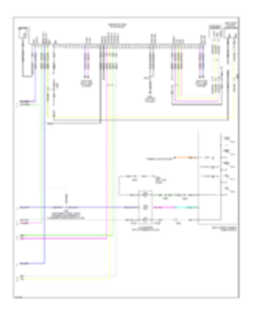 Premium Radio Wiring Diagram, with SYNC GEN 1 (3 of 3) for Ford Transit Connect Titanium 2014