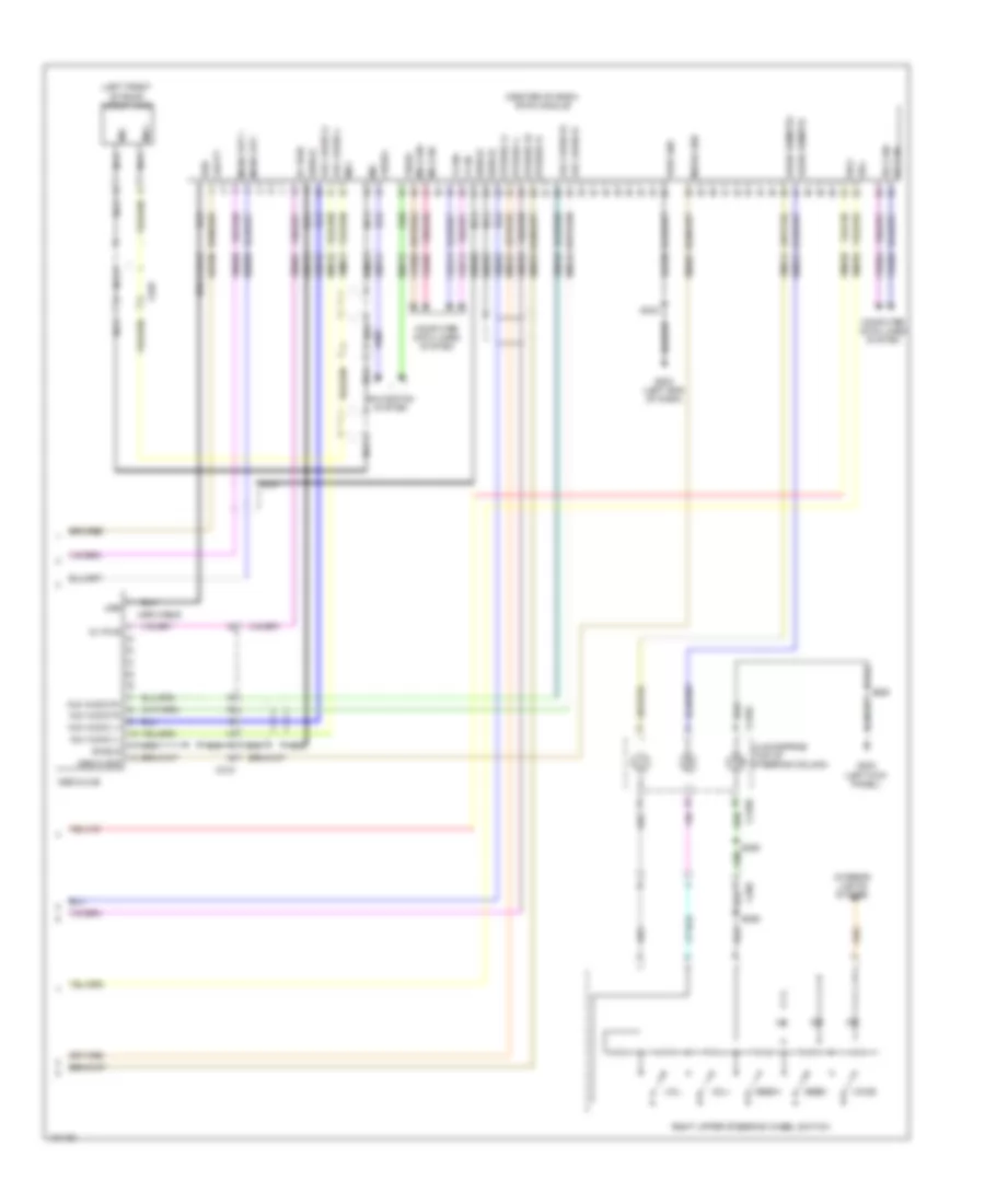 Premium Radio Wiring Diagram, with SYNC GEN 2 (3 of 3) for Ford Transit Connect Titanium 2014