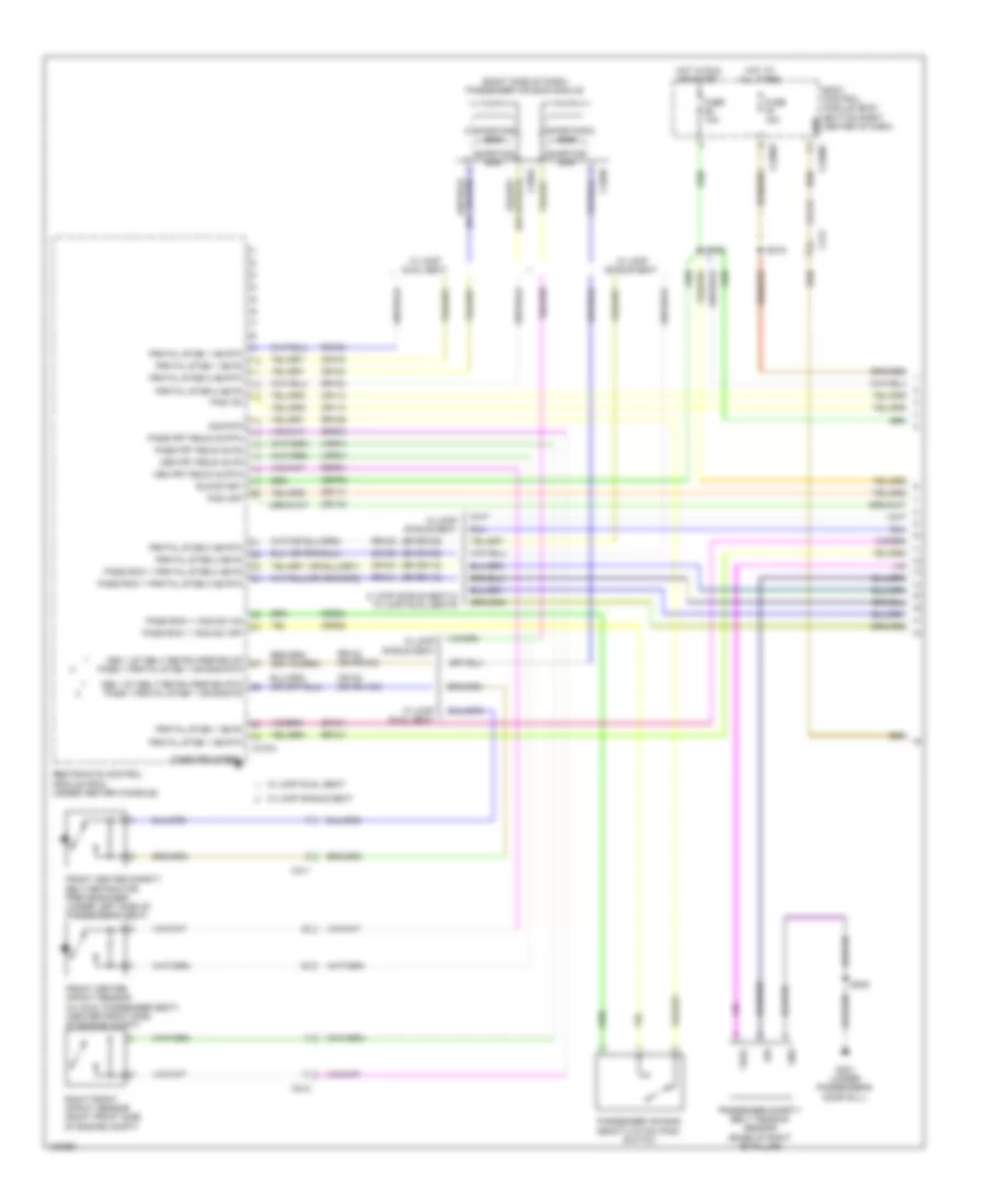 Supplemental Restraints Wiring Diagram 1 of 3 for Ford Transit Connect Titanium 2014
