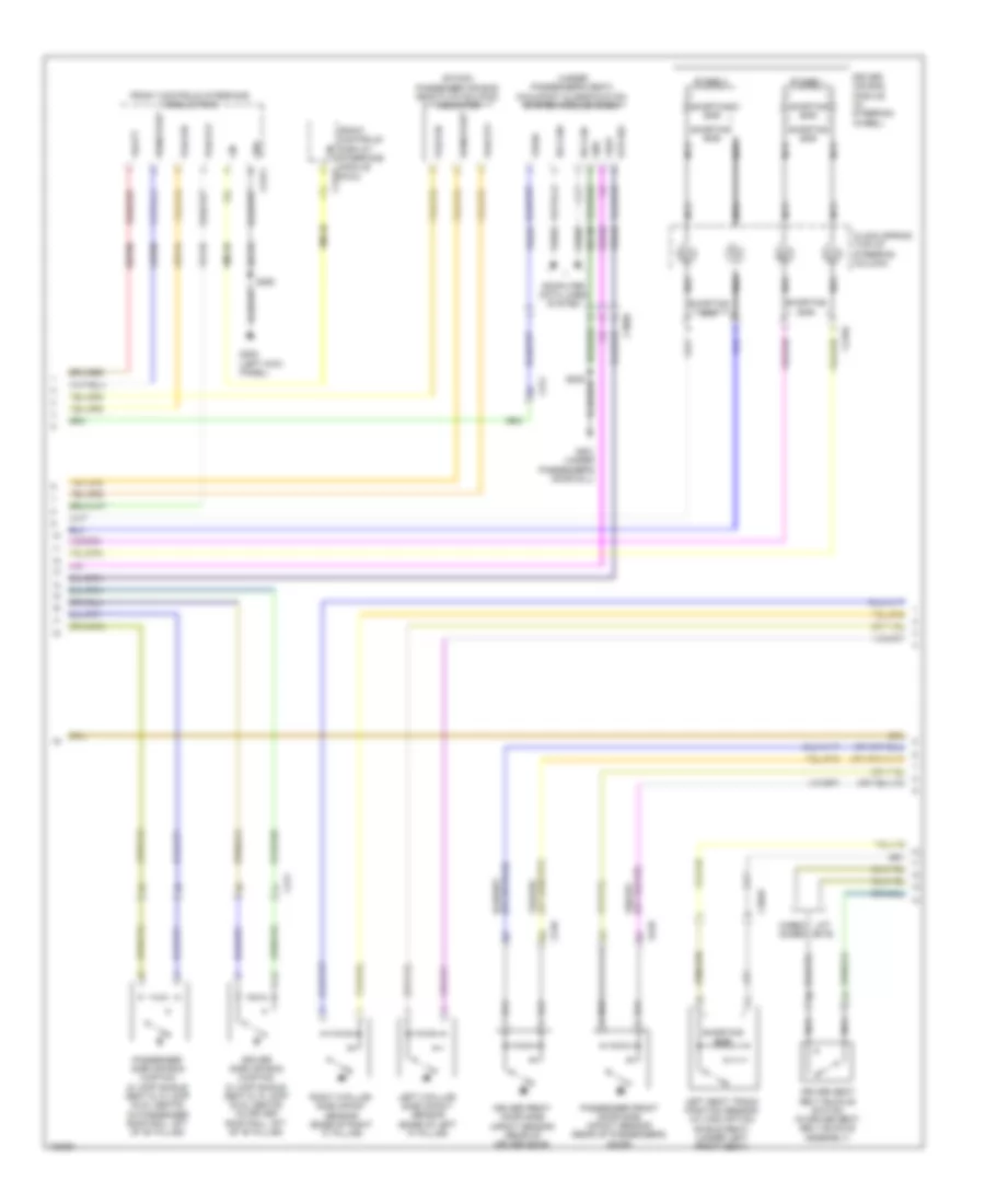 Supplemental Restraints Wiring Diagram 2 of 3 for Ford Transit Connect Titanium 2014