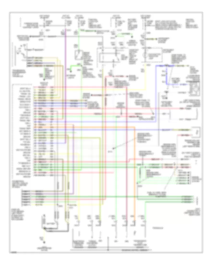 A T Wiring Diagram for Ford ZX2 2000