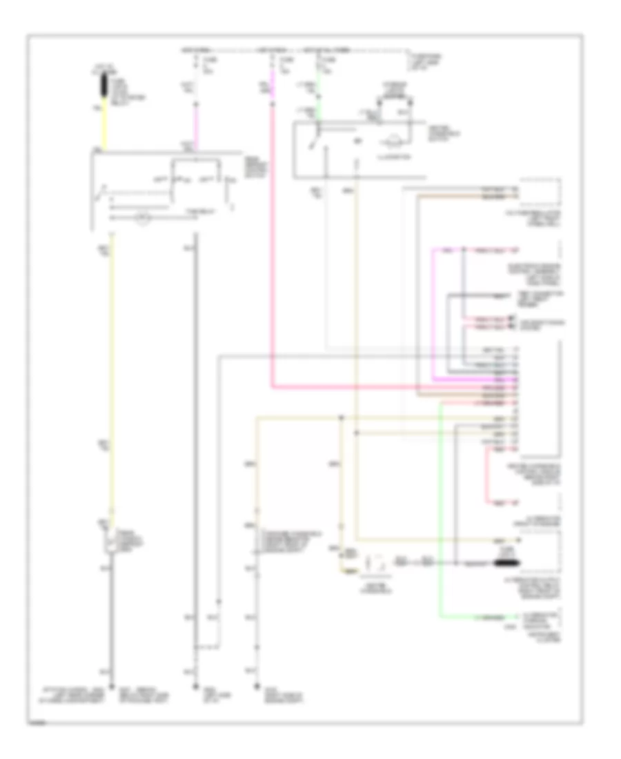 Defogger Wiring Diagram for Ford LTD Crown Victoria Country Squire LX 1990
