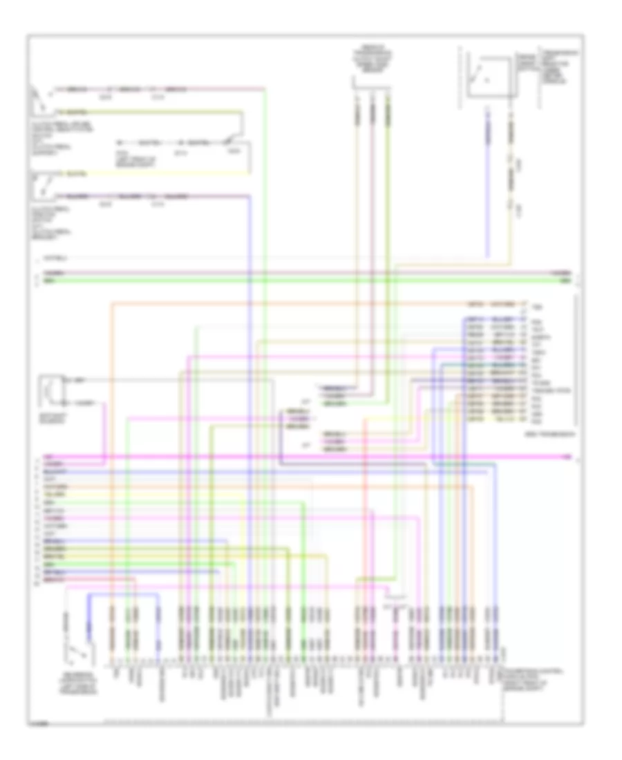 5.0L, Engine Performance Wiring Diagram (4 of 6) for Ford Mustang Shelby GT500 2011