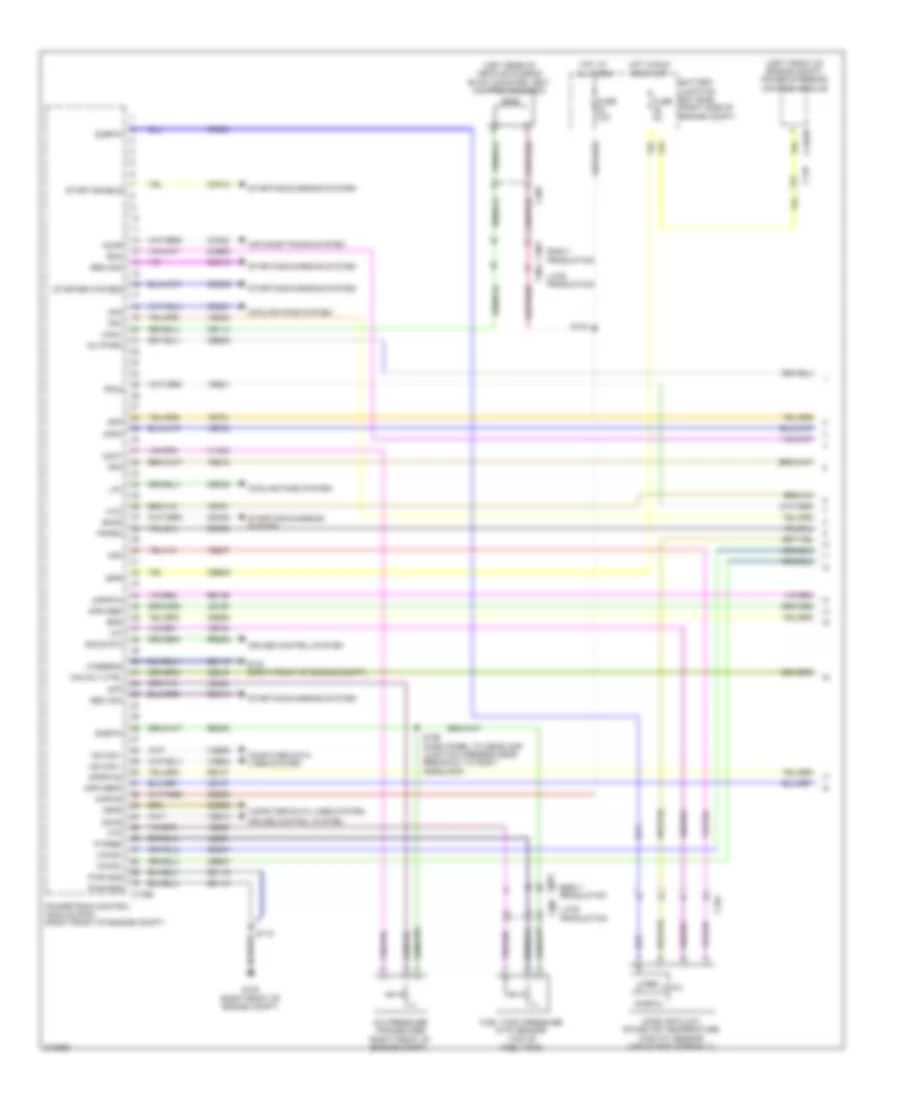 5 4L Supercharged Engine Performance Wiring Diagram 1 of 6 for Ford Mustang Shelby GT500 2011