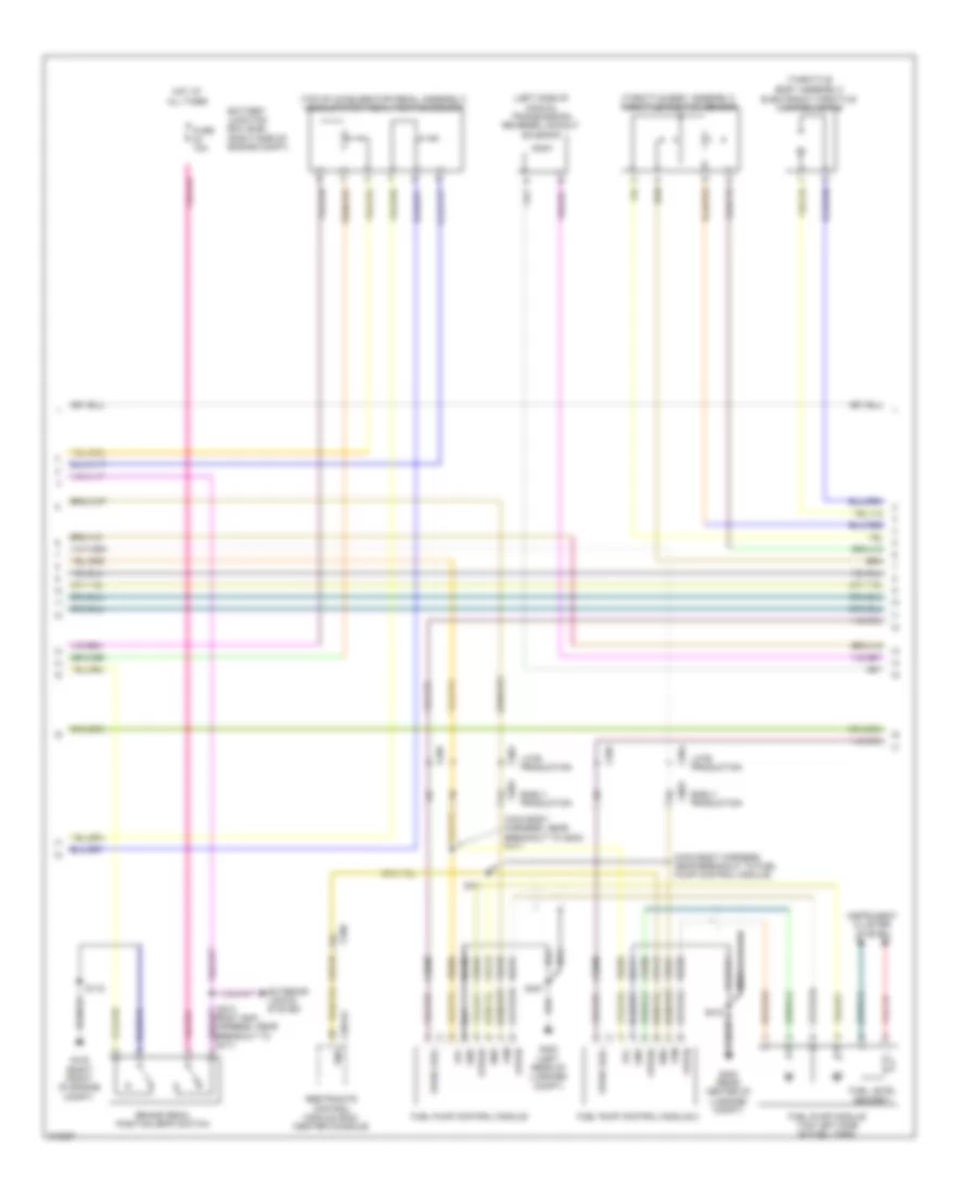 5.4L Supercharged, Engine Performance Wiring Diagram (2 of 6) for Ford Mustang Shelby GT500 2011
