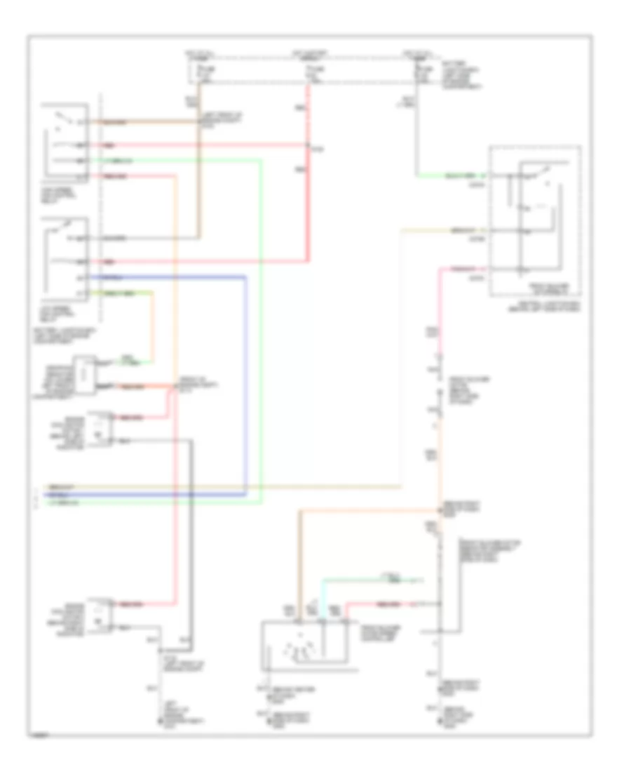 Manual A C Wiring Diagram 2 of 2 for Ford Windstar 2002