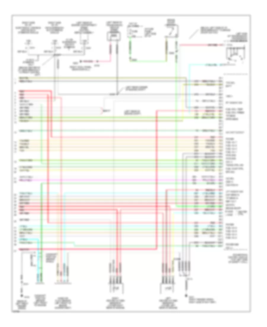 4.6L CNG, Engine Performance Wiring Diagrams (5 of 5) for Ford Crown Victoria 1997