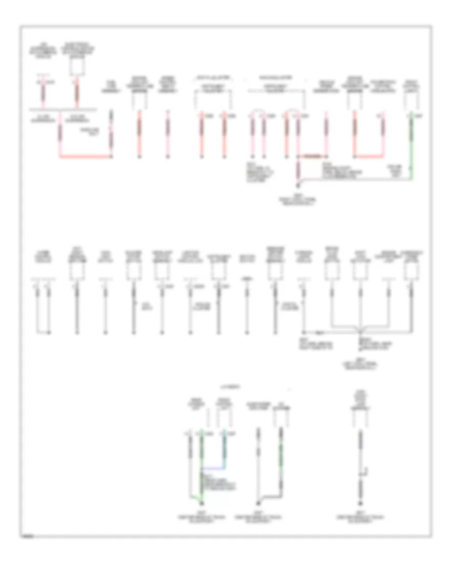 Ground Distribution Wiring Diagram 2 of 3 for Ford Crown Victoria 1997