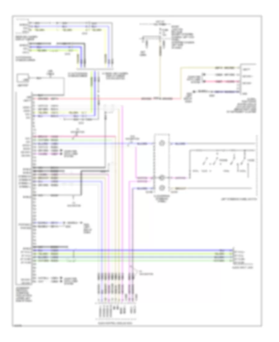 SYNC Radio Wiring Diagram for Ford E 350 Super Duty XL 2014