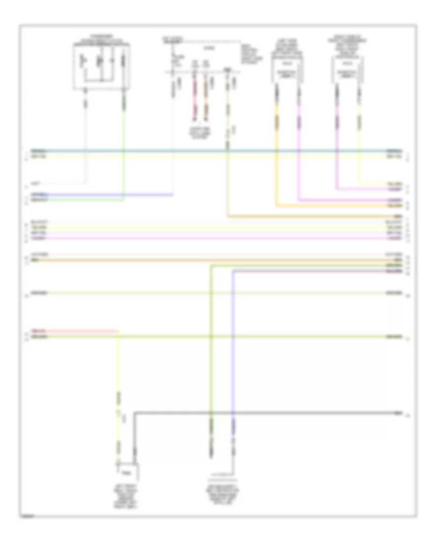 Supplemental Restraints Wiring Diagram (2 of 3) for Ford Escape SE 2013