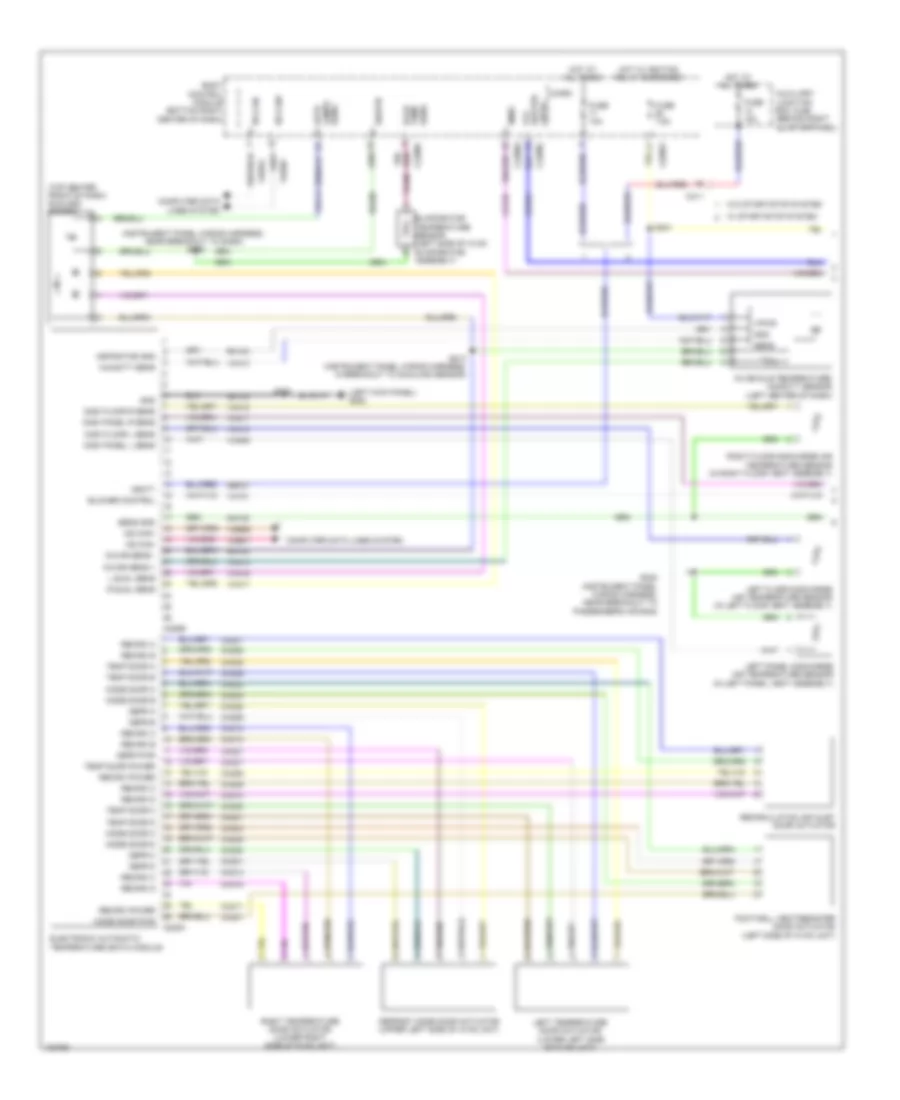 Электросхема кондиционера (1 из 3) для Ford Transit Connect XL 2014