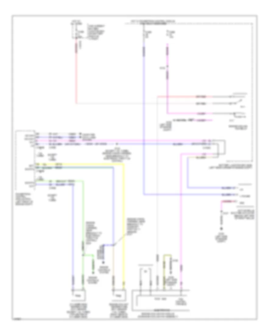 Cooling Fan Wiring Diagram for Ford Transit Connect XL 2014