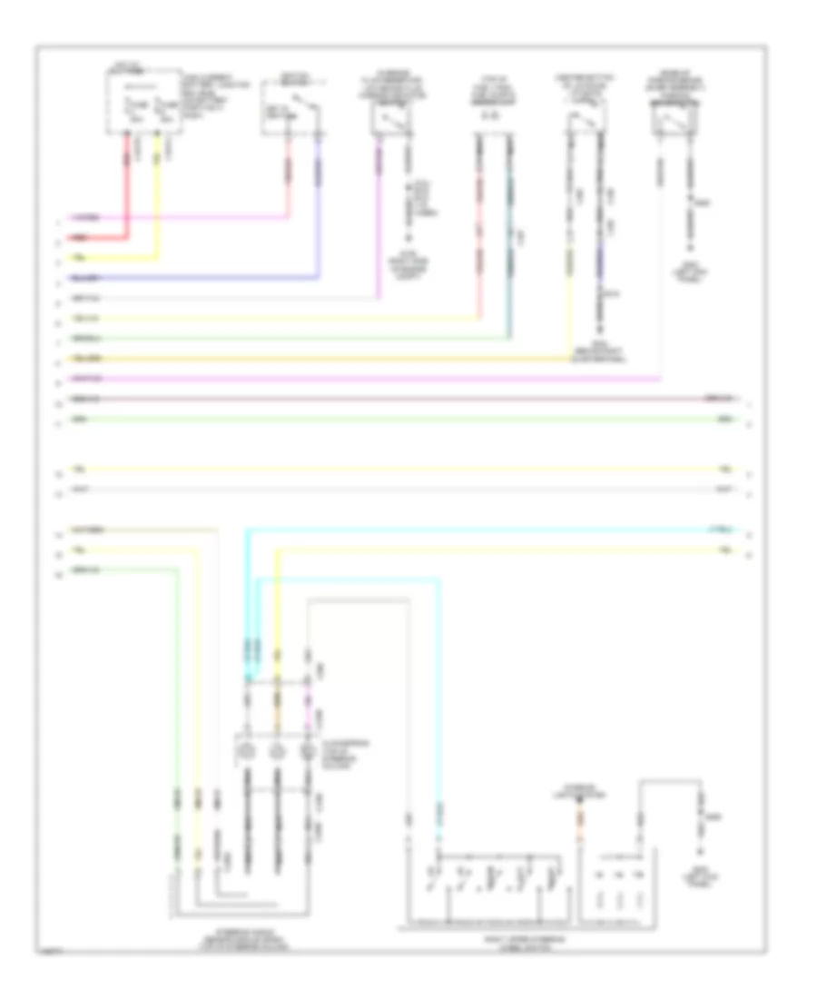 Instrument Cluster Wiring Diagram (2 of 3) for Ford Transit Connect XL 2014