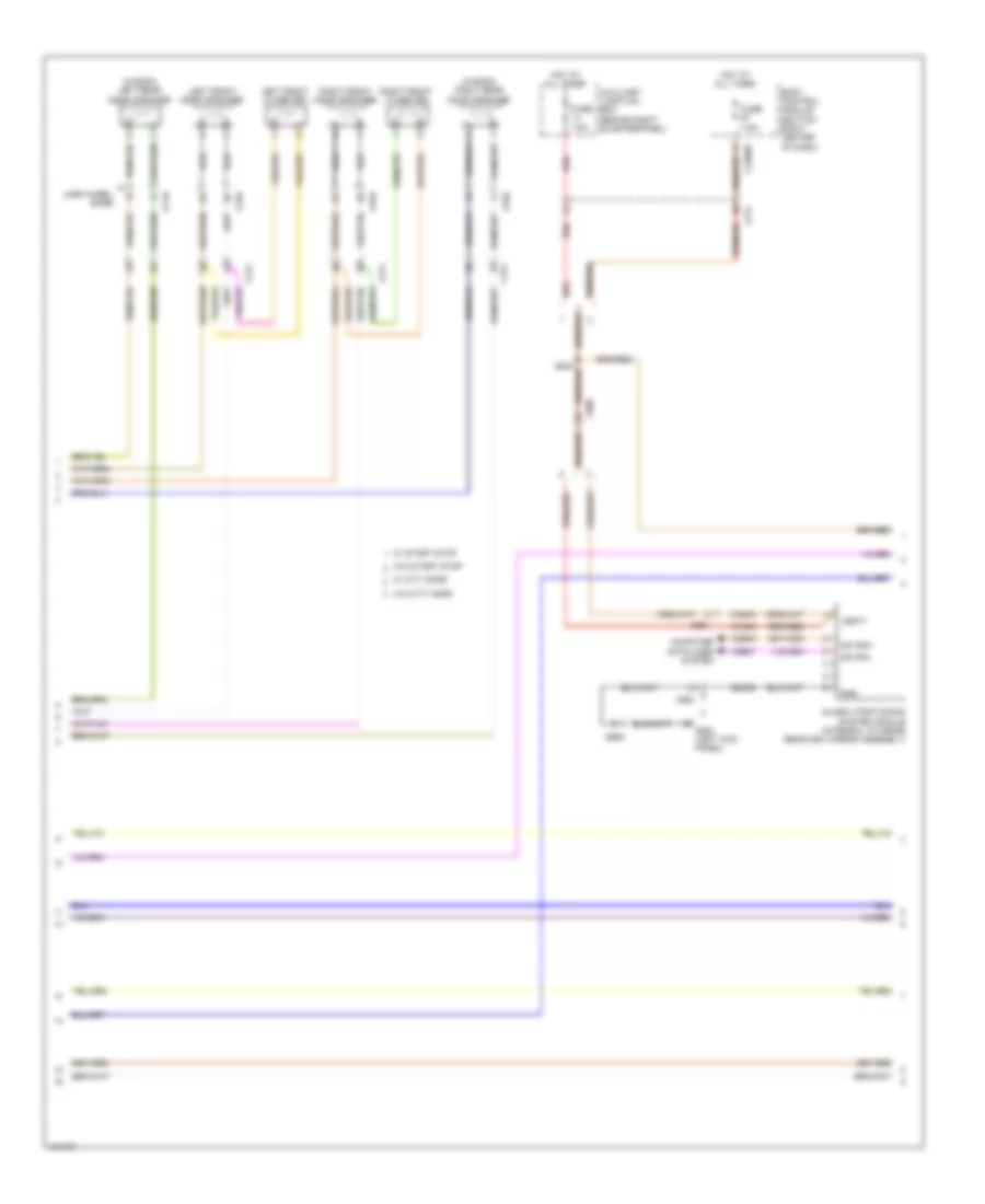 Premium Radio Wiring Diagram, with SYNC GEN 2 (2 of 3) for Ford Transit Connect XL 2014