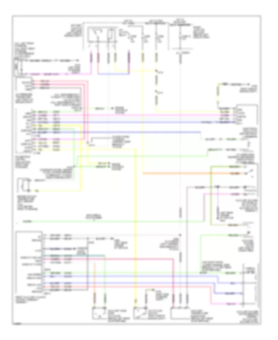 Automatic A C Wiring Diagram 2 of 2 for Ford Explorer 2010