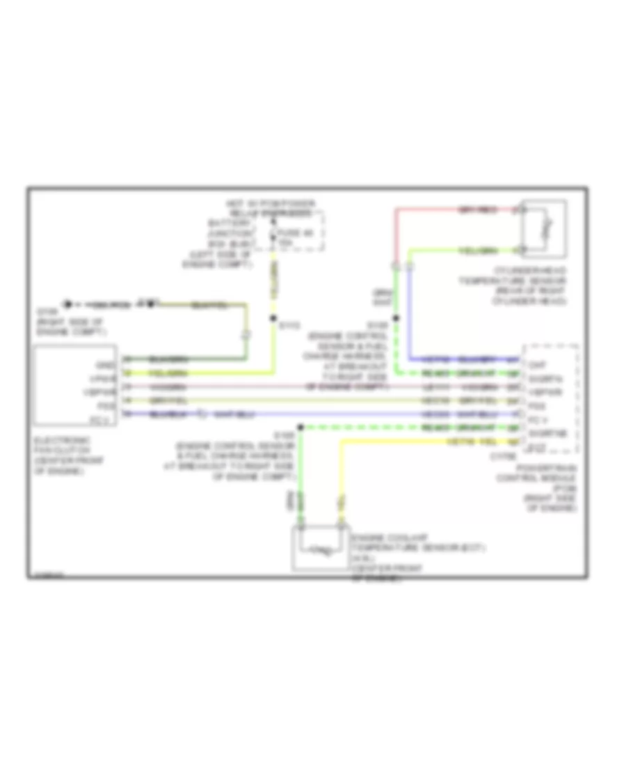 Cooling Fan Wiring Diagram for Ford Explorer 2010