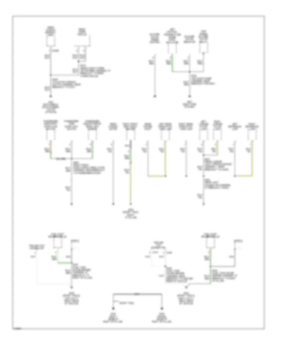 Ground Distribution Wiring Diagram 4 of 4 for Ford Explorer 2010