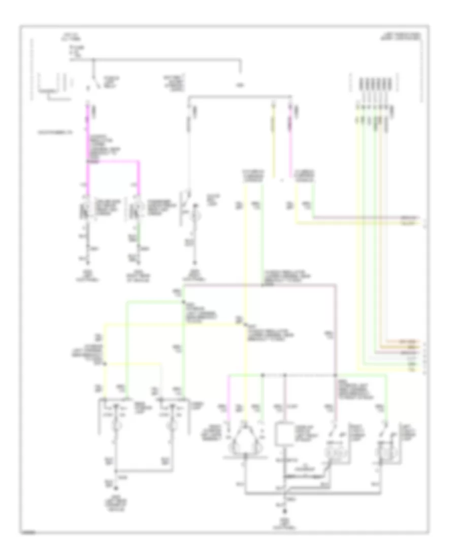 Courtesy Lamps Wiring Diagram 1 of 2 for Ford Explorer 2010