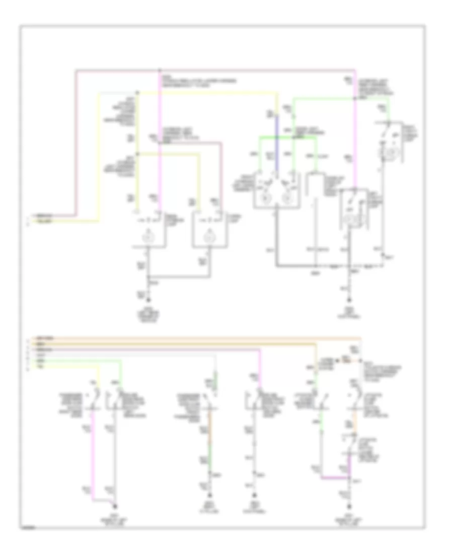 Courtesy Lamps Wiring Diagram 2 of 2 for Ford Explorer 2010