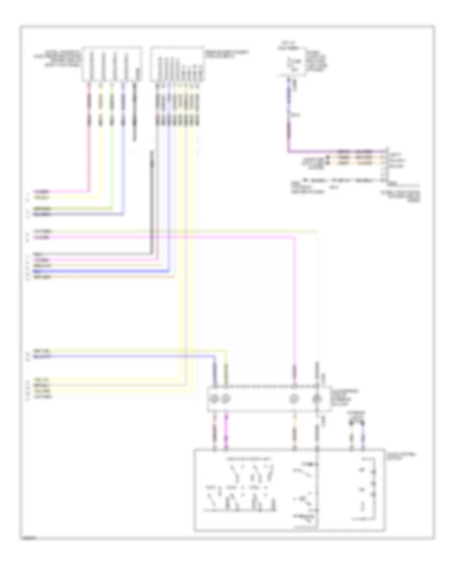 SYNC Radio Wiring Diagram 2 of 2 for Ford Explorer 2010