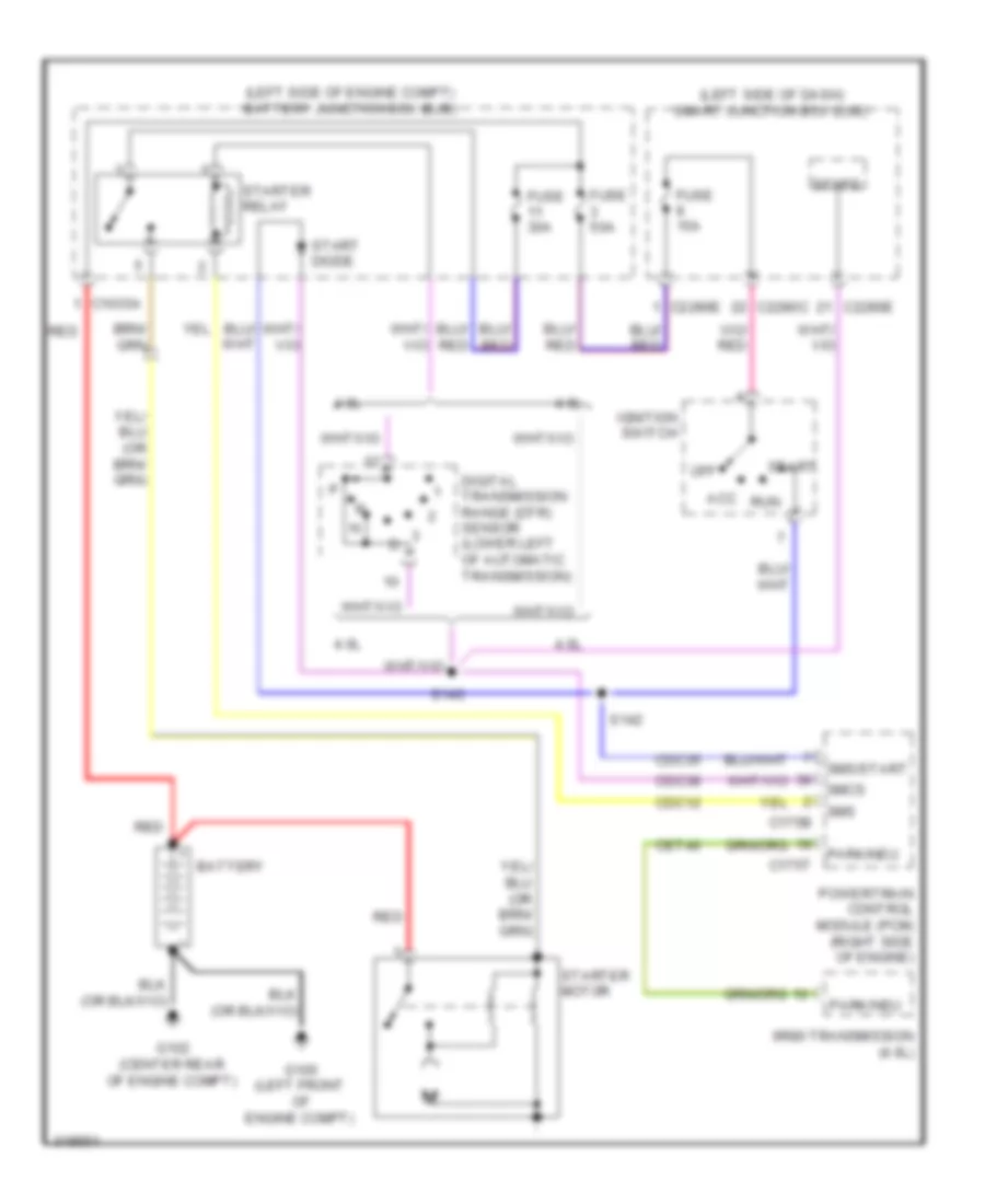 Starting Wiring Diagram for Ford Explorer 2010