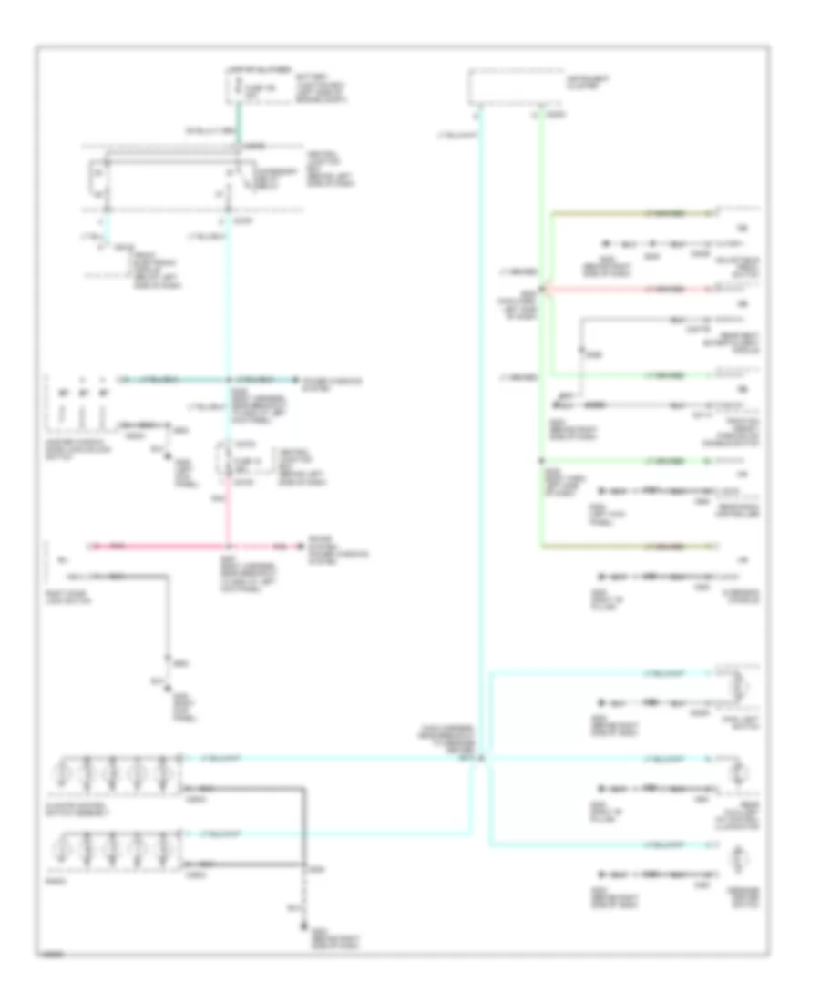 Instrument Illumination Wiring Diagram for Ford Windstar Limited 2002