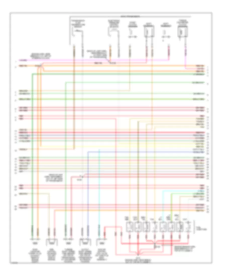 5.4L, Engine Performance Wiring Diagram (3 of 4) for Ford Cab  Chassis F350 Super Duty 2001