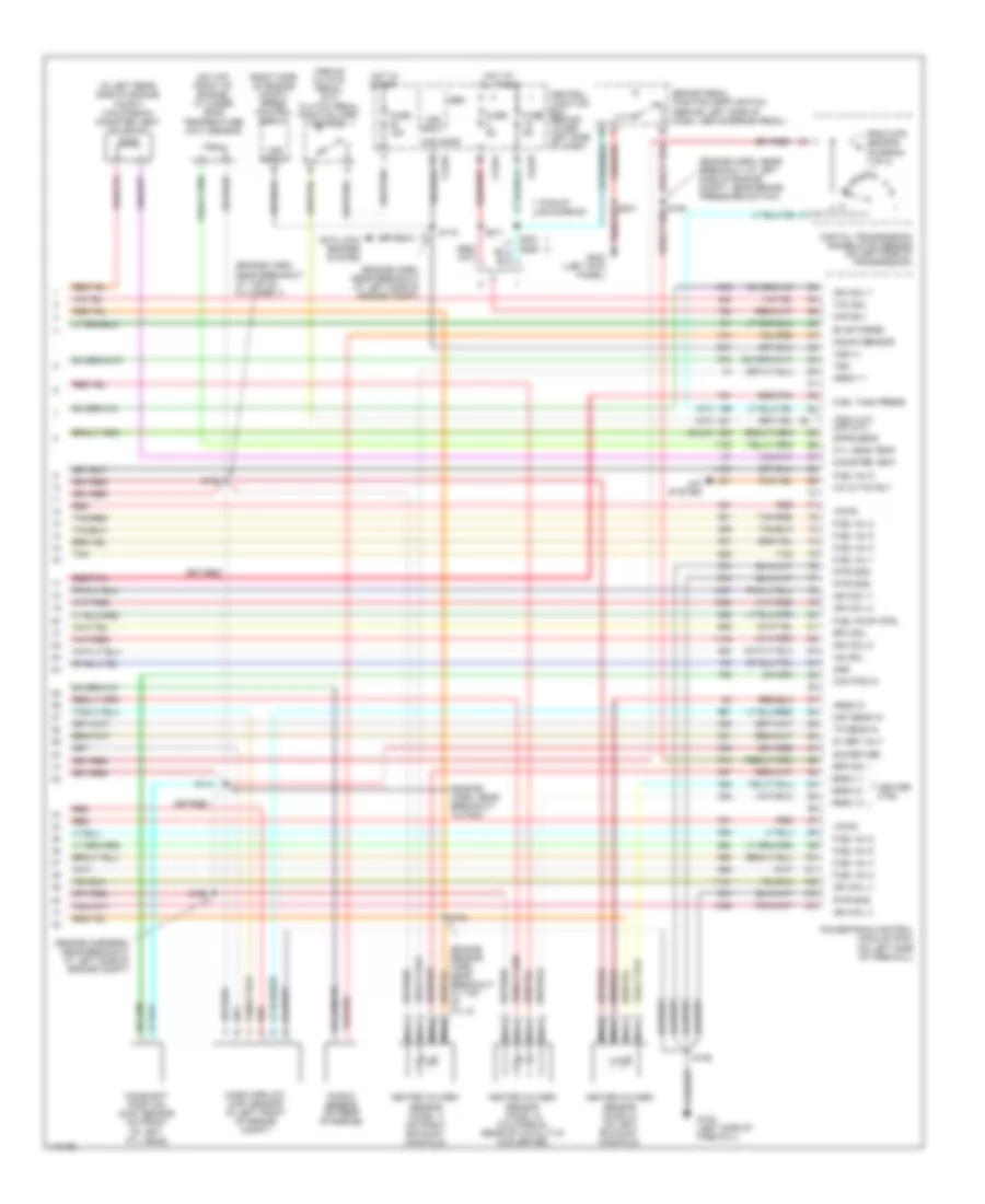 6.8L, Engine Performance Wiring Diagram (4 of 4) for Ford Cab  Chassis F350 Super Duty 2001