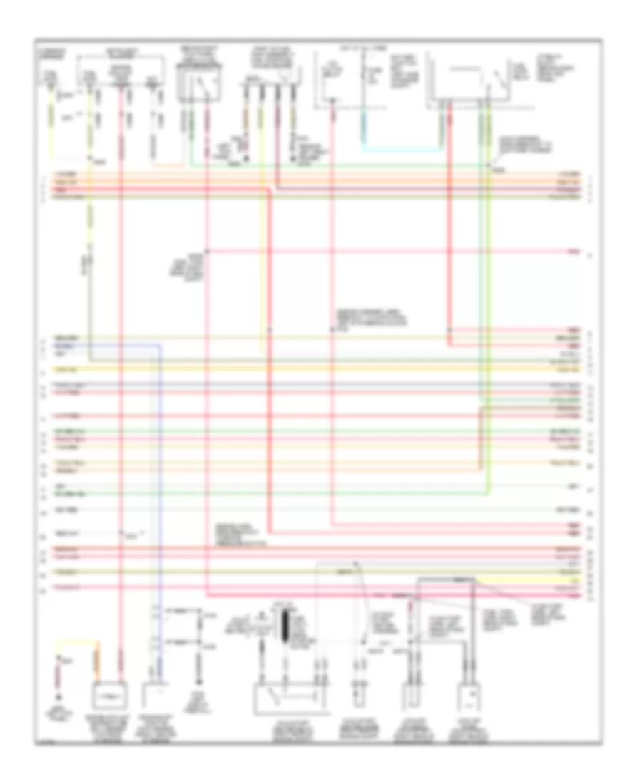 6.8L Bi-Fuel, Engine Performance Wiring Diagram (2 of 6) for Ford Cab  Chassis F350 Super Duty 2001
